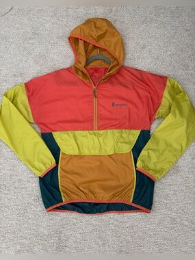 Cotopaxi Teca Technical Winbreaker Half Zip Colorblock Sz Women’s M Men’s S